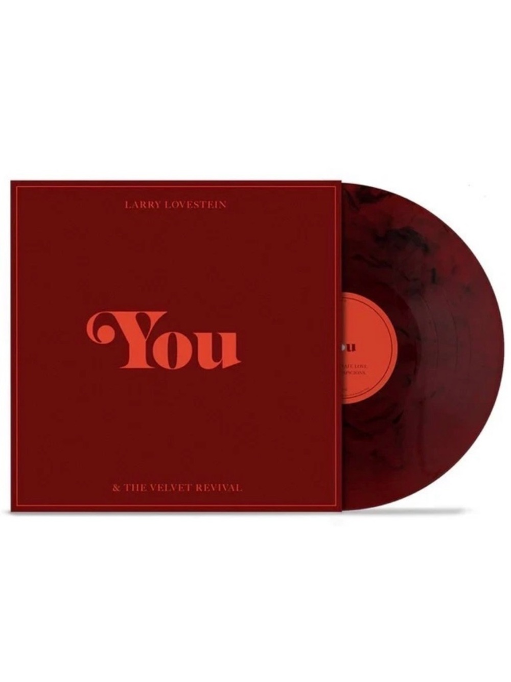 NEW Larry Lovestein & The Velvet Revival 'You' EP 10" Red & Black Swirl Vinyl